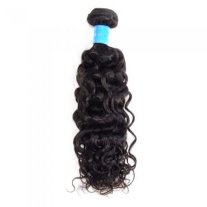 Loose wavy black Italy Curly Virgin Peruvian Hair #1B Natural Black extension_bundle.