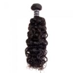 Bundle of 10-30 Inch Italy Curly Virgin Brazilian Hair #1B Natural Black.